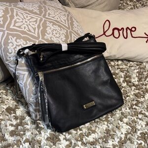 Black CrossBody Bag. London Fog Collection